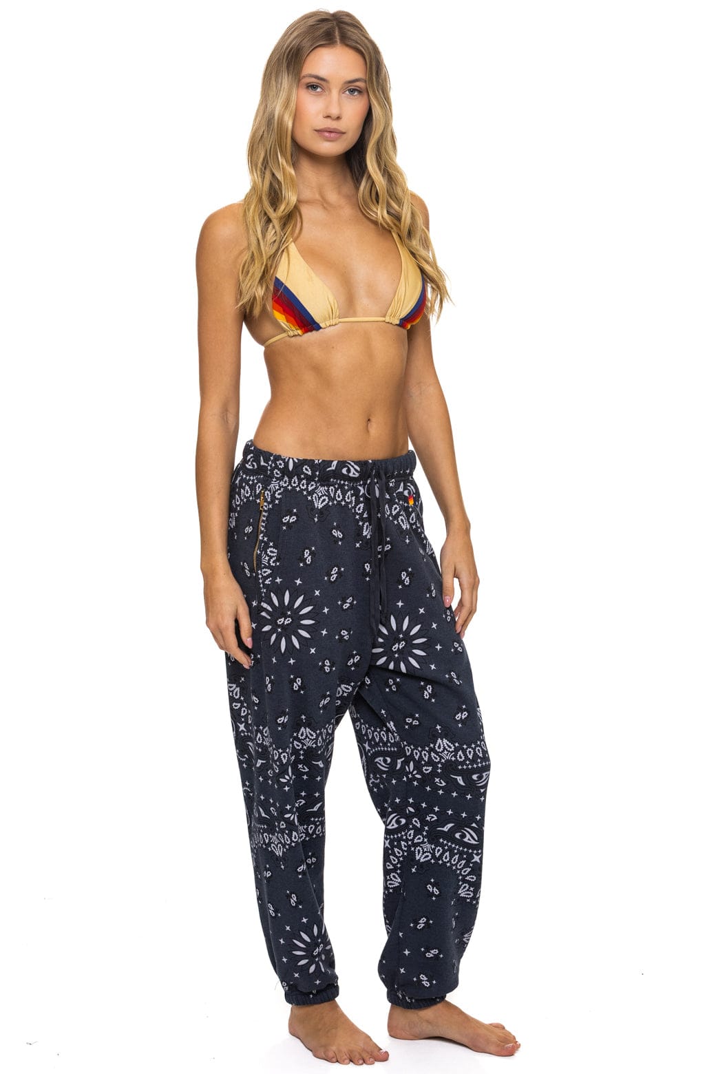 BANDANA SWEATPANTS - CHARCOAL