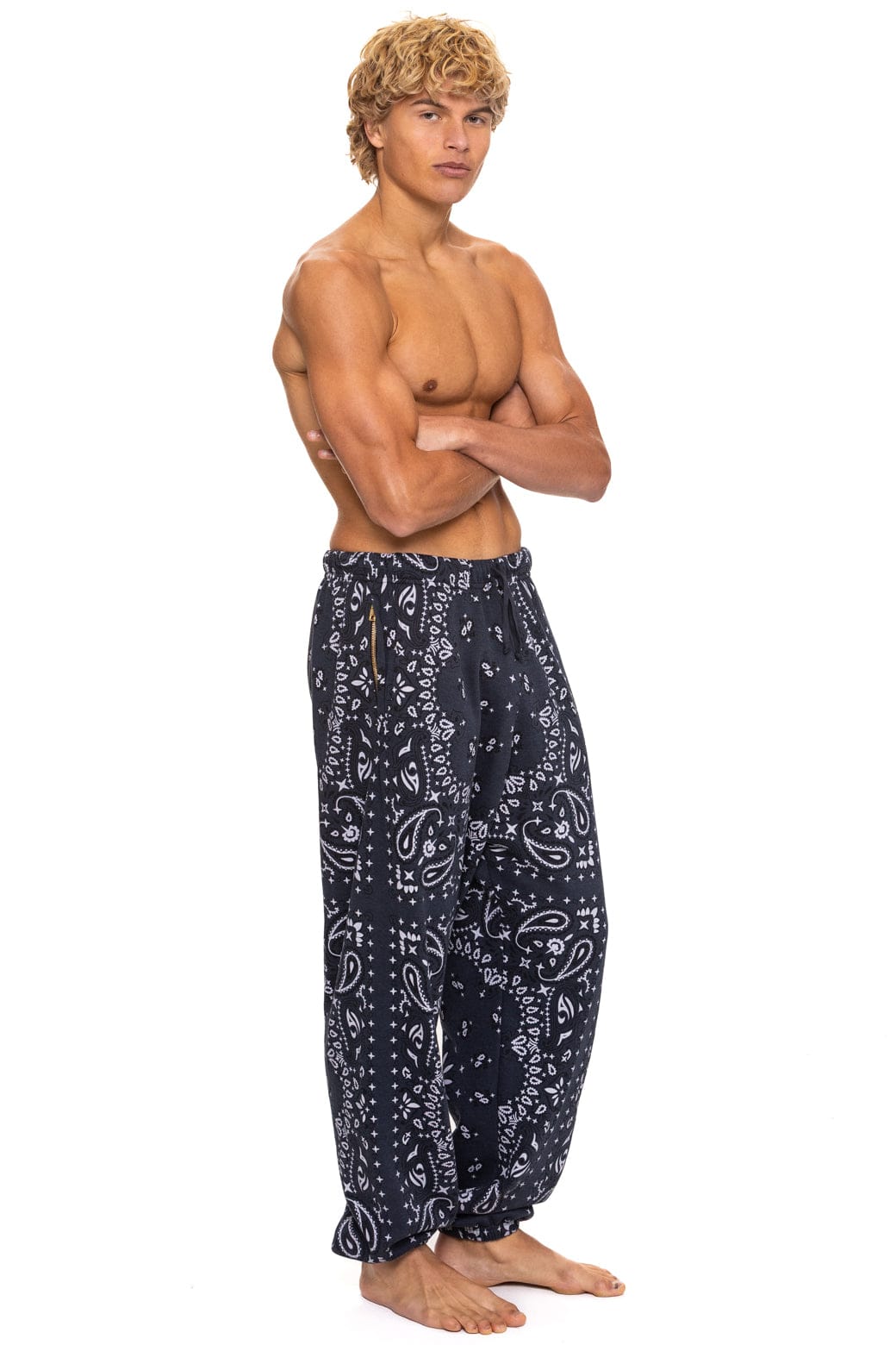 BANDANA SWEATPANTS - CHARCOAL