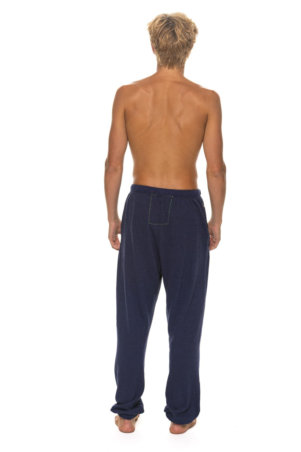 LOGO SWEATPANTS - NAVY