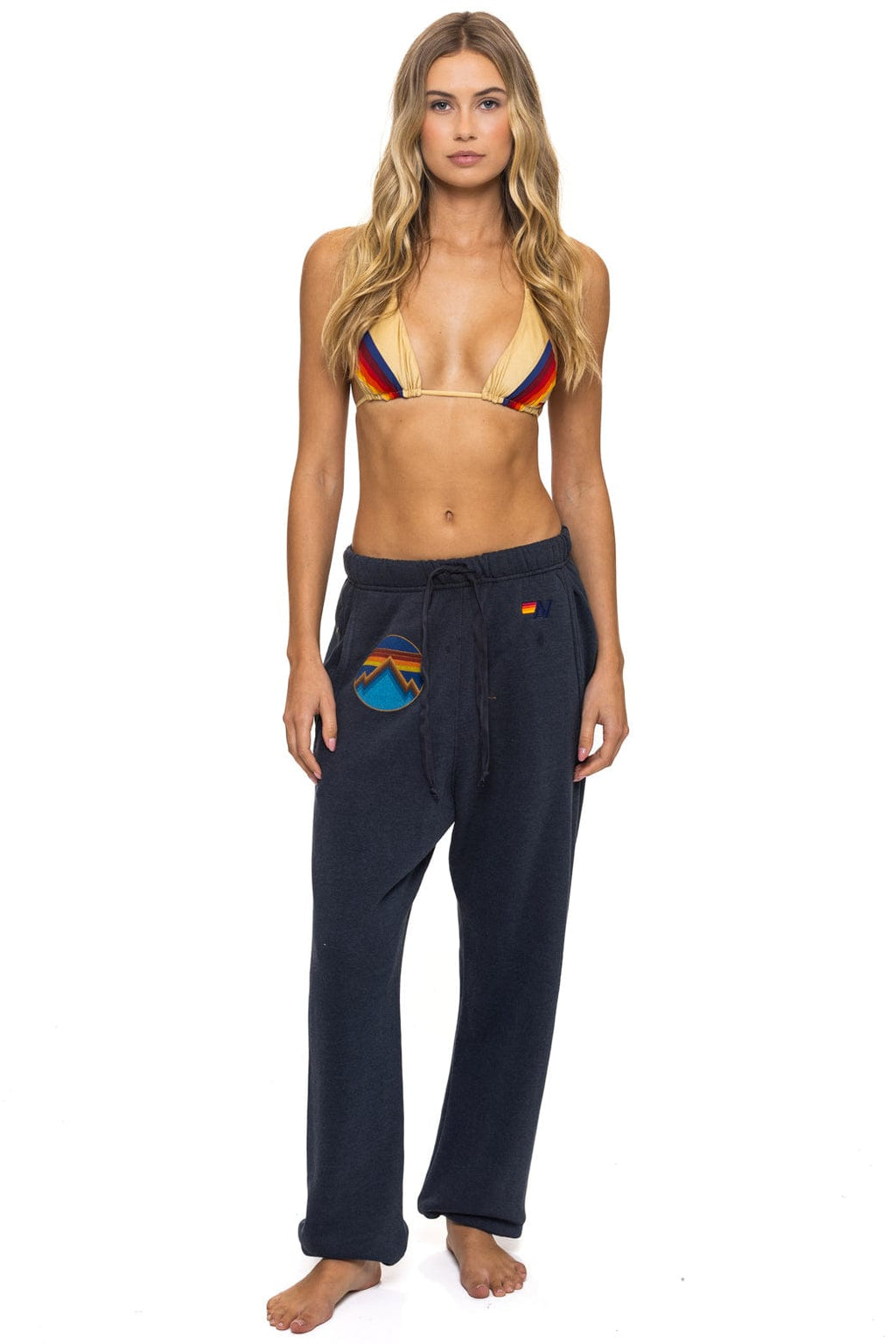 ALL SEASONS CIRCLE SWEATPANTS - CHARCOAL