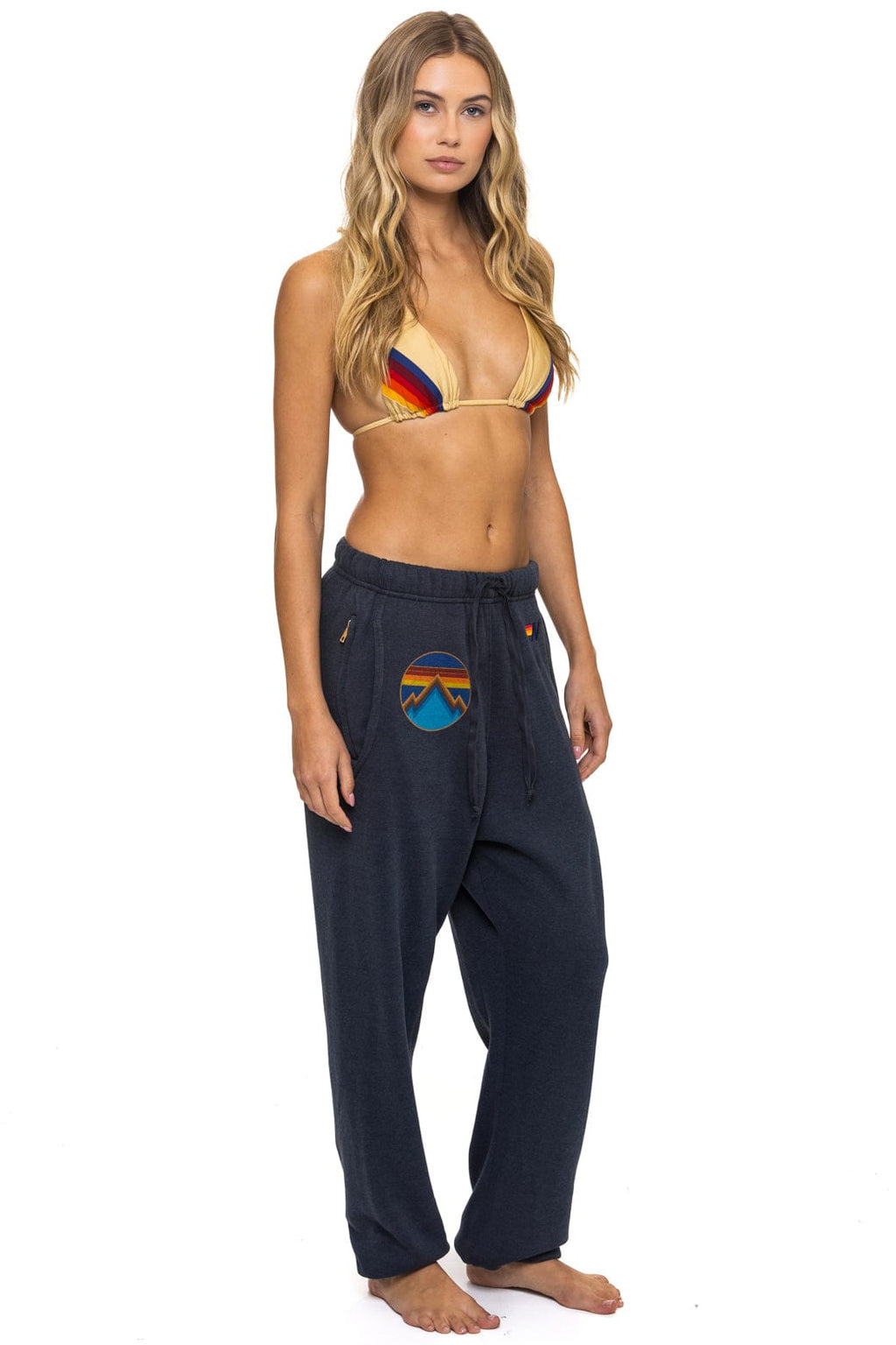 ALL SEASONS CIRCLE SWEATPANTS - CHARCOAL