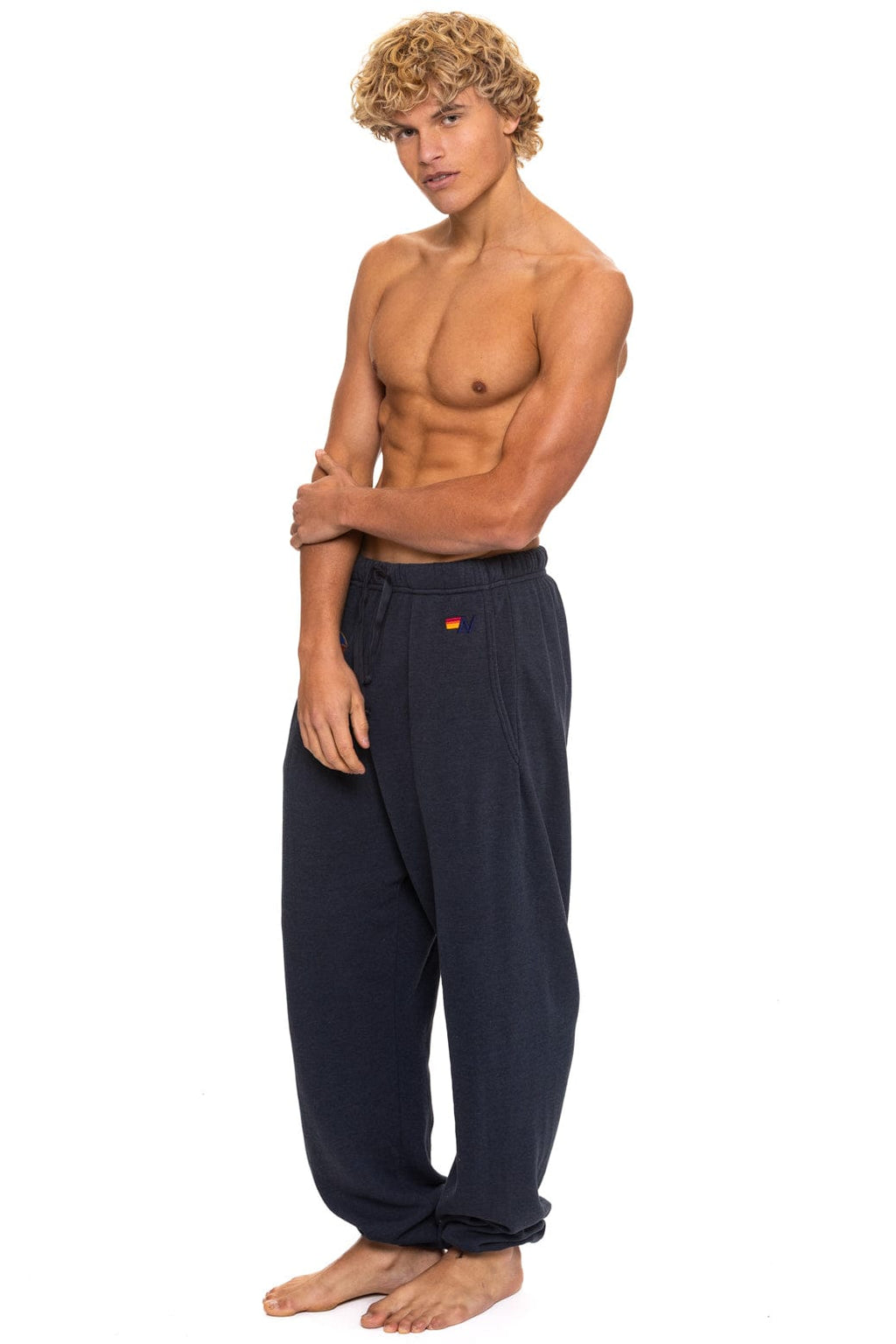 ALL SEASONS CIRCLE SWEATPANTS - CHARCOAL