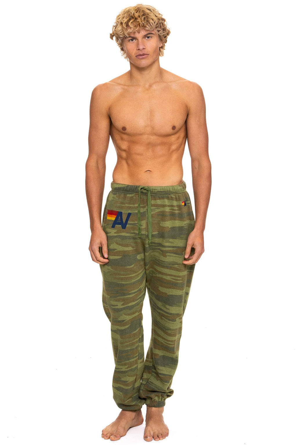 LOGO SWEATPANTS - CAMO