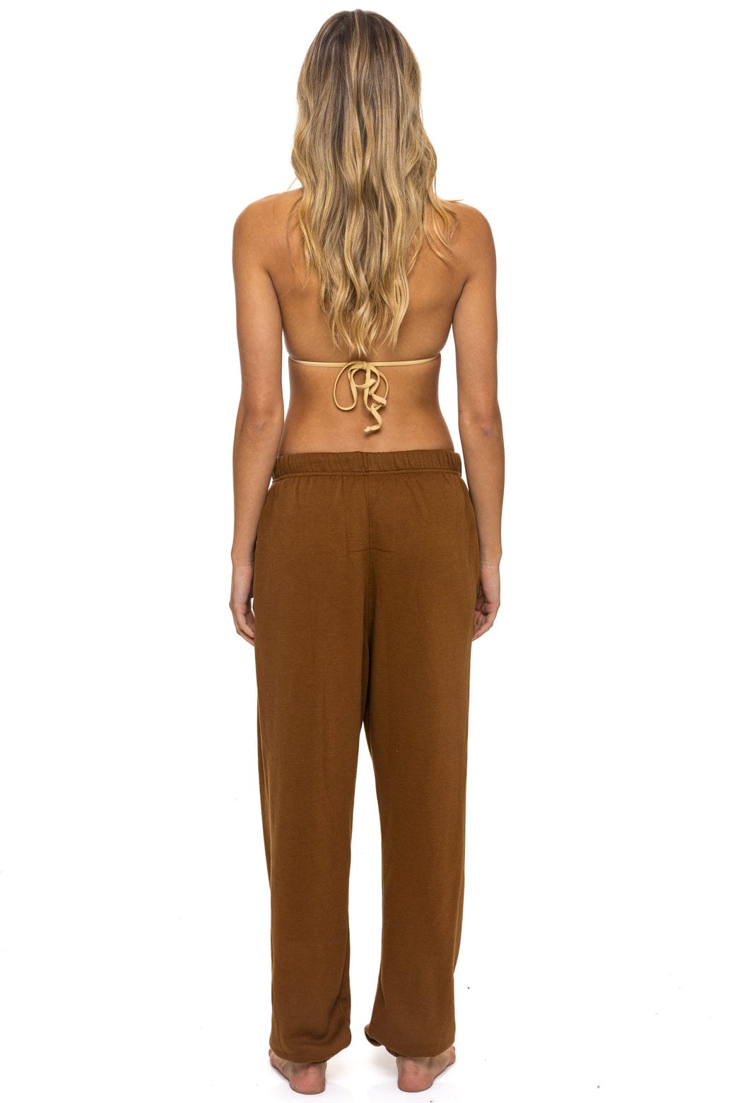 LOGO SWEATPANTS - CINNAMON