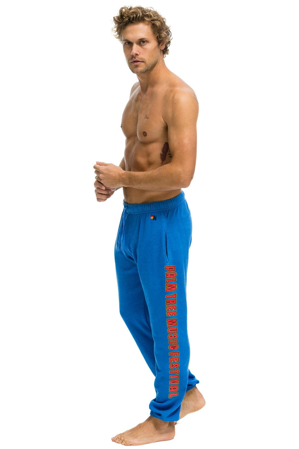 PALM TREE FEST NAPA 2025 UNISEX SWEATPANTS - ADVENTURE BLUE