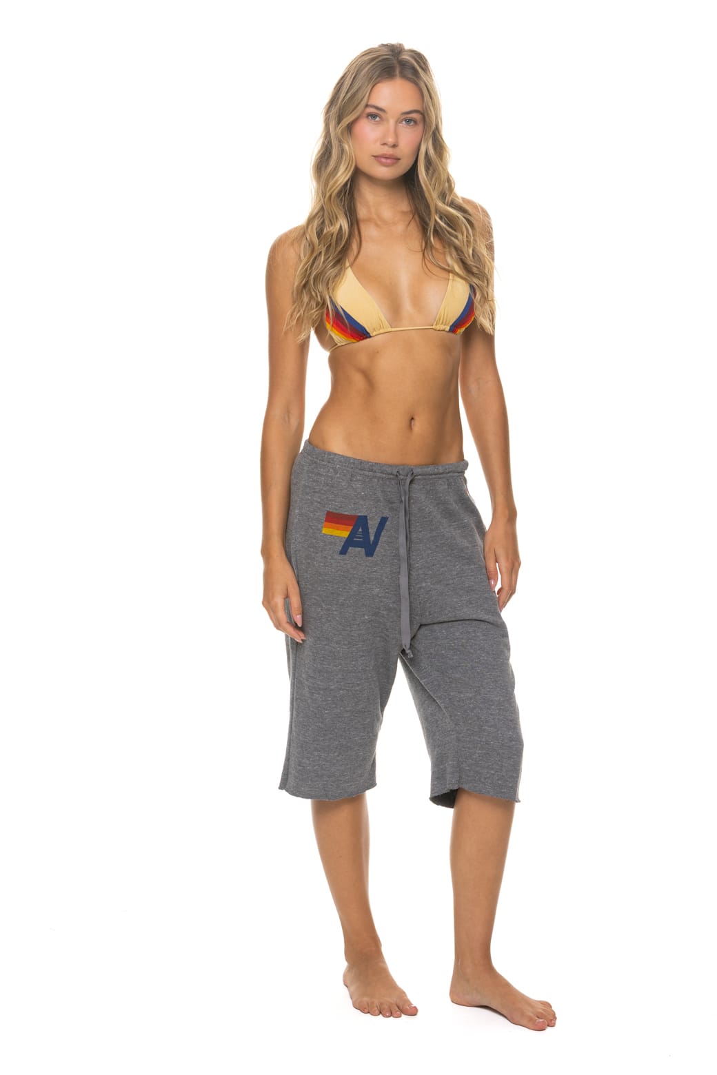 LOGO SWEATSHORTS - HEATHER GREY