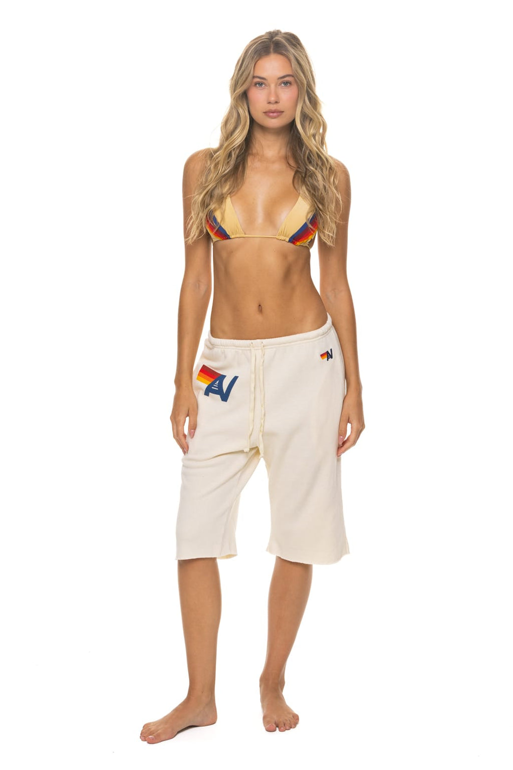 LOGO SWEATSHORTS - VINTAGE WHITE