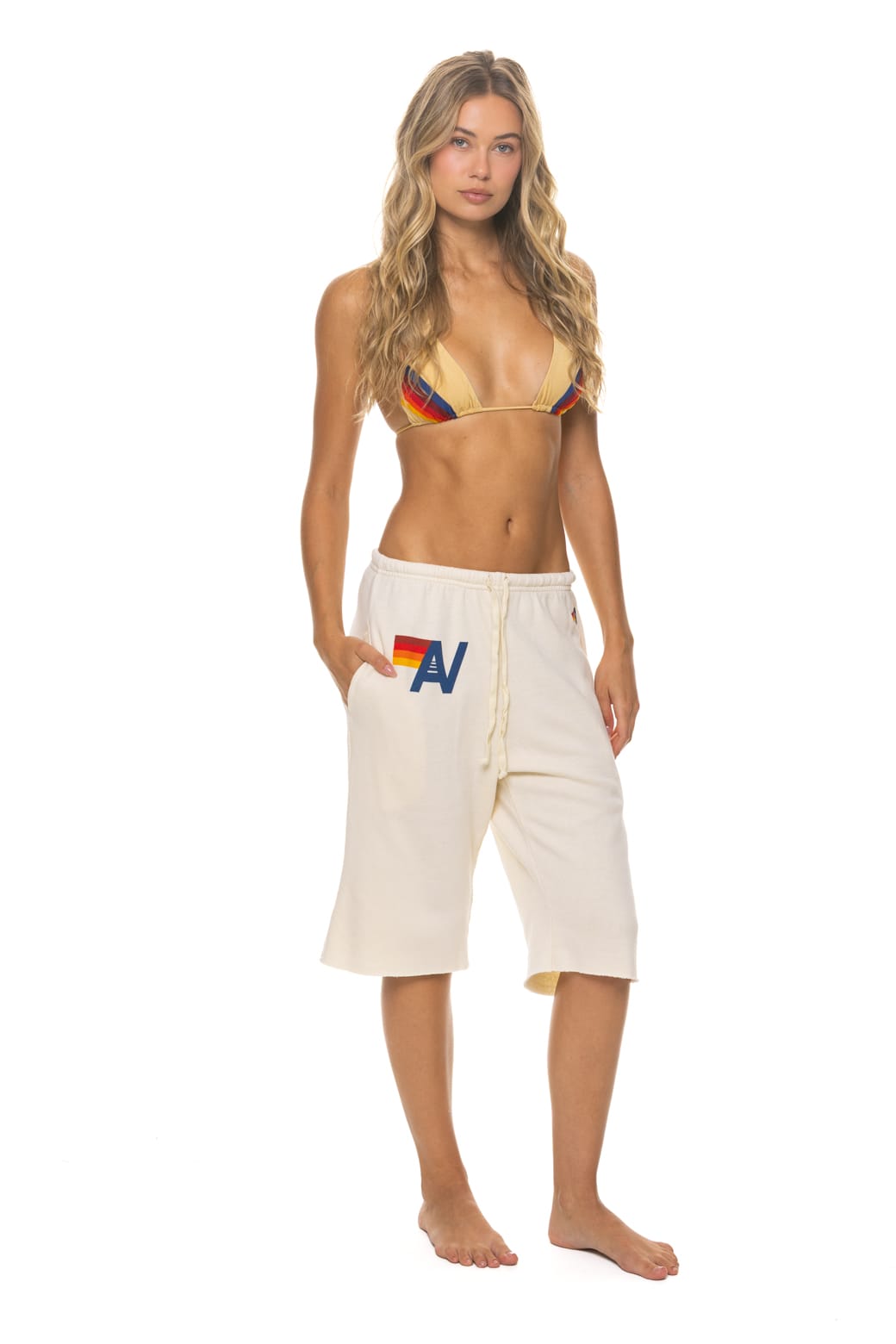 LOGO SWEATSHORTS - VINTAGE WHITE