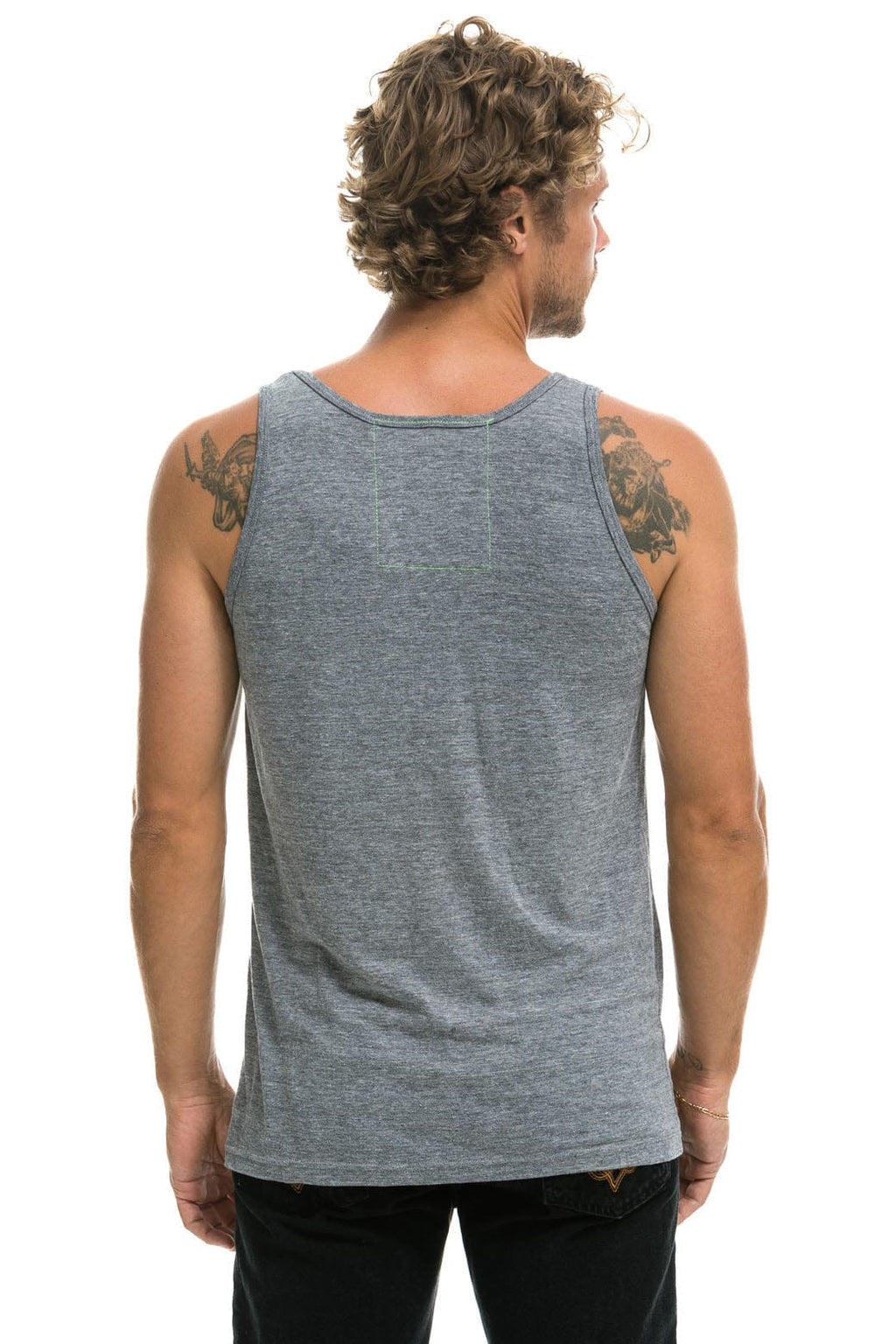 MENS BASIC TANK - HEATHER GREY