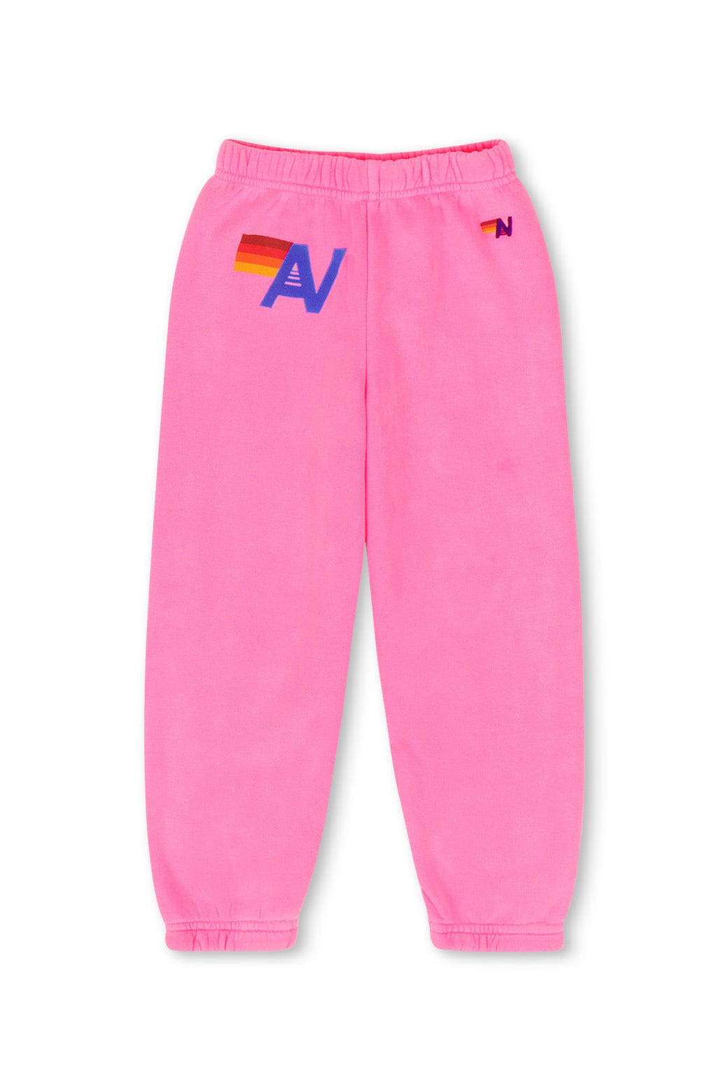 KIDS LOGO SWEATPANTS - NEON PINK
