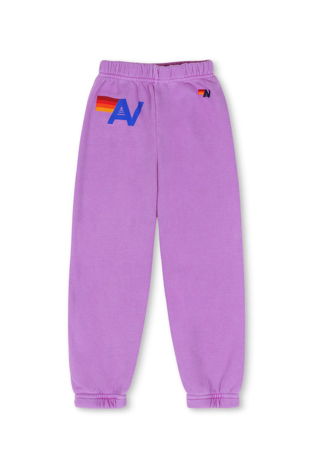 KIDS LOGO SWEATPANTS - NEON PURPLE