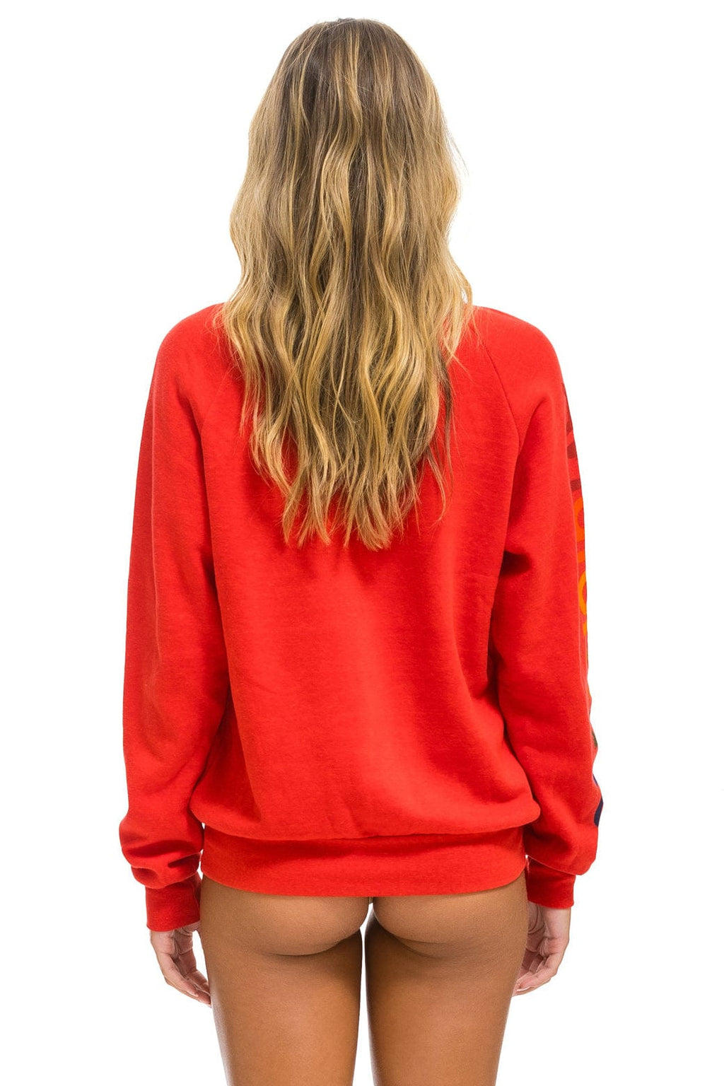 AVIATOR NATION VENICE SWEATSHIRT - RED