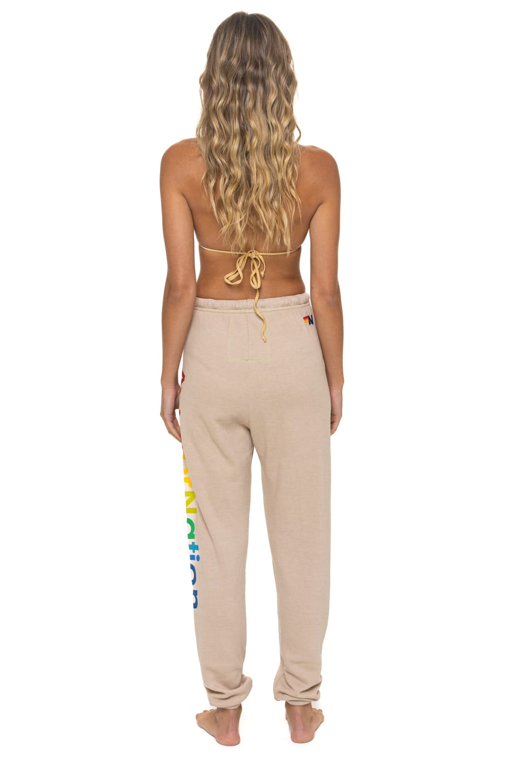 AVIATOR NATION VENICE SWEATPANTS - SAND