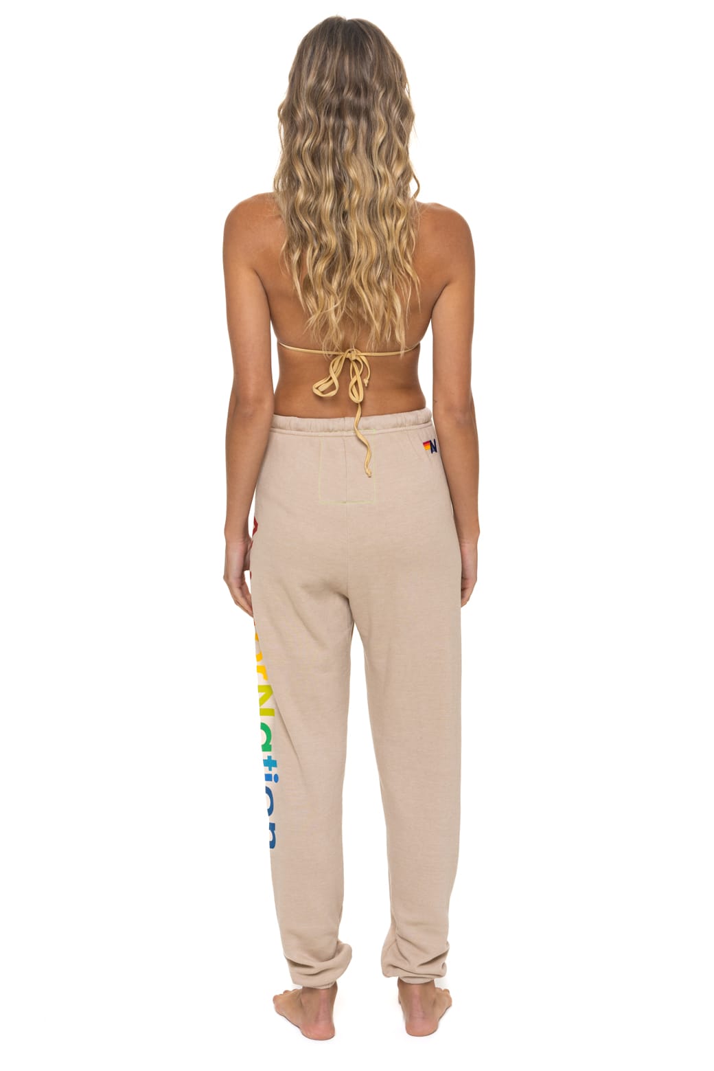 AVIATOR NATION VENICE SWEATPANTS - SAND