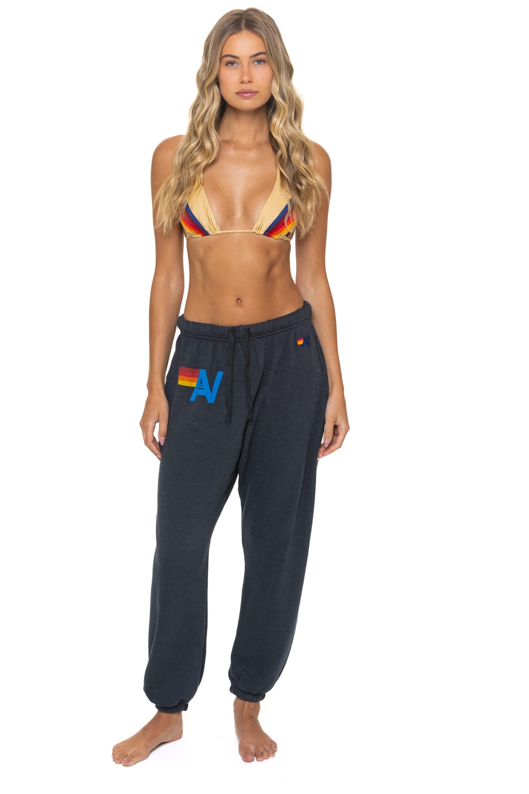 LOGO SWEATPANTS - CHARCOAL