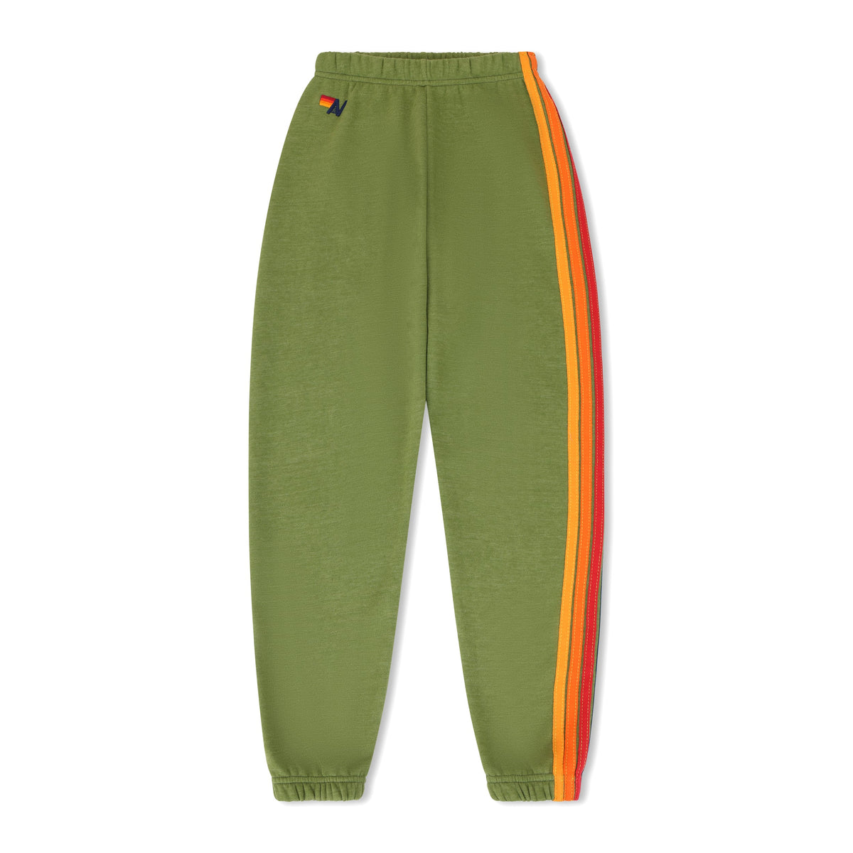 5 STRIPE SWEATPANTS - JUNGLE GREEN
