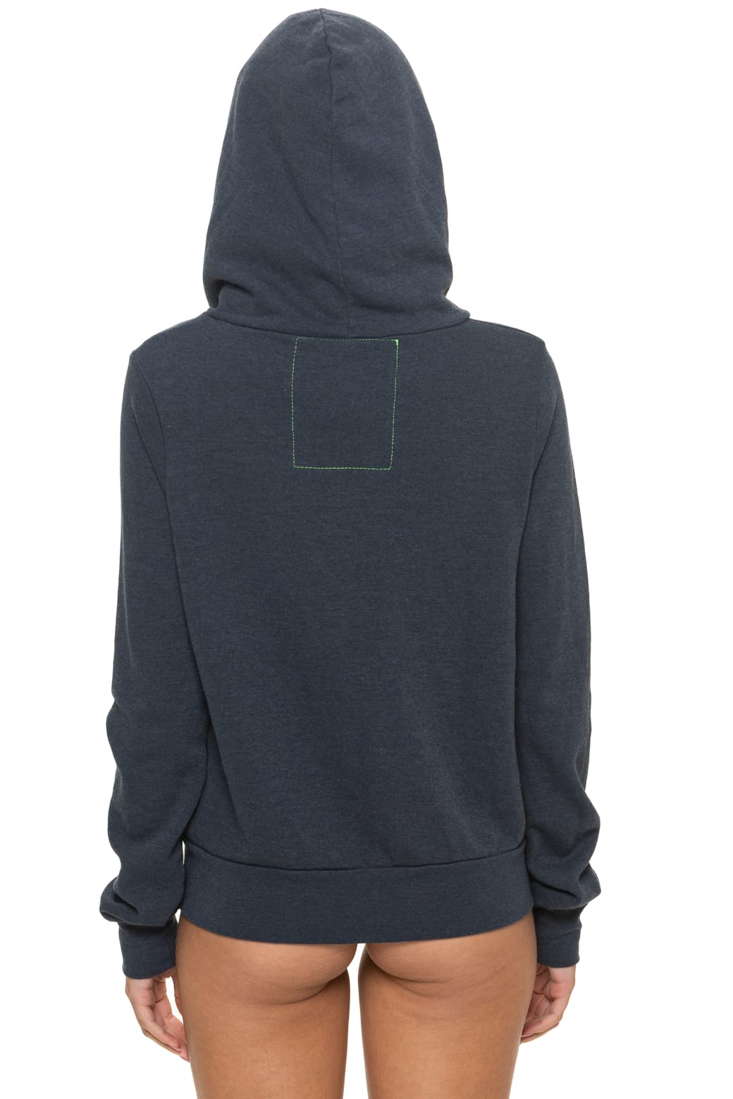 5 STRIPE HOODIE - CHARCOAL GREY STRIPES