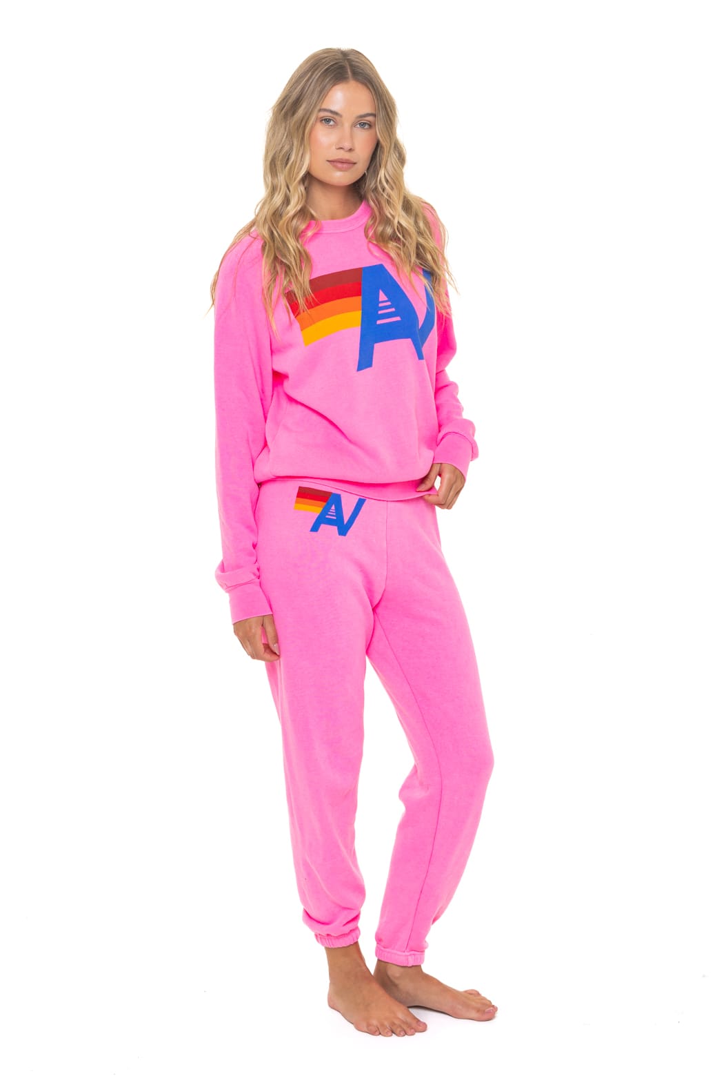 LOGO SWEATSHIRT - NEON PINK