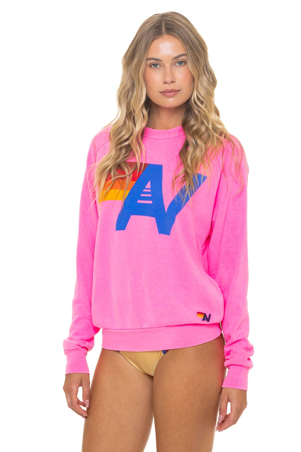 LOGO SWEATSHIRT - NEON PINK