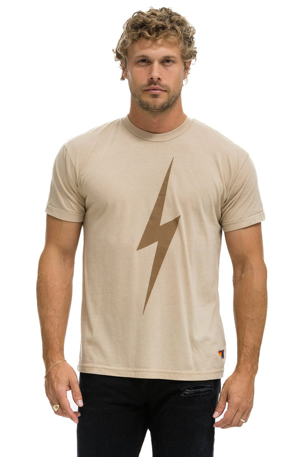 BOLT TEE - SAND MOCHA