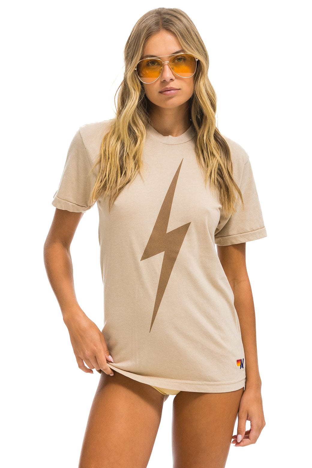 BOLT TEE - SAND MOCHA