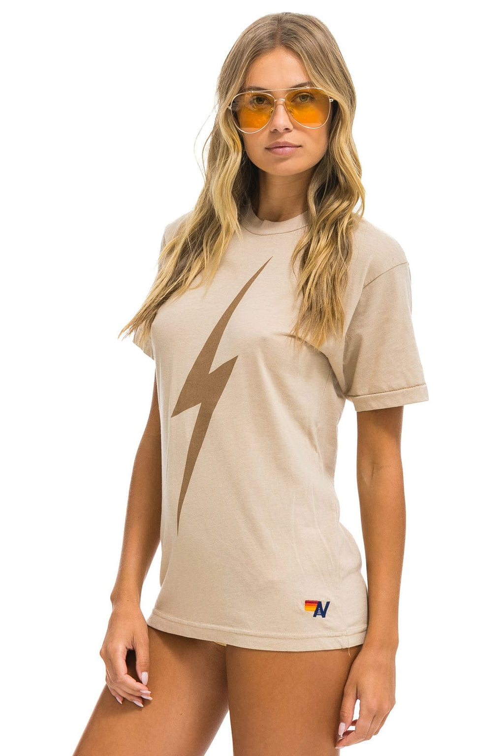 BOLT TEE - SAND MOCHA