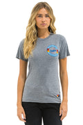 LOS ANGELES DODGERS BOLT CREW TEE - HEATHER GREY