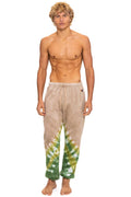 HAND DYED V SWEATPANTS - TIE DYE SAND JUNGLE