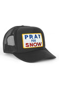 PRAY FOR SNOW VINTAGE TRUCKER HAT