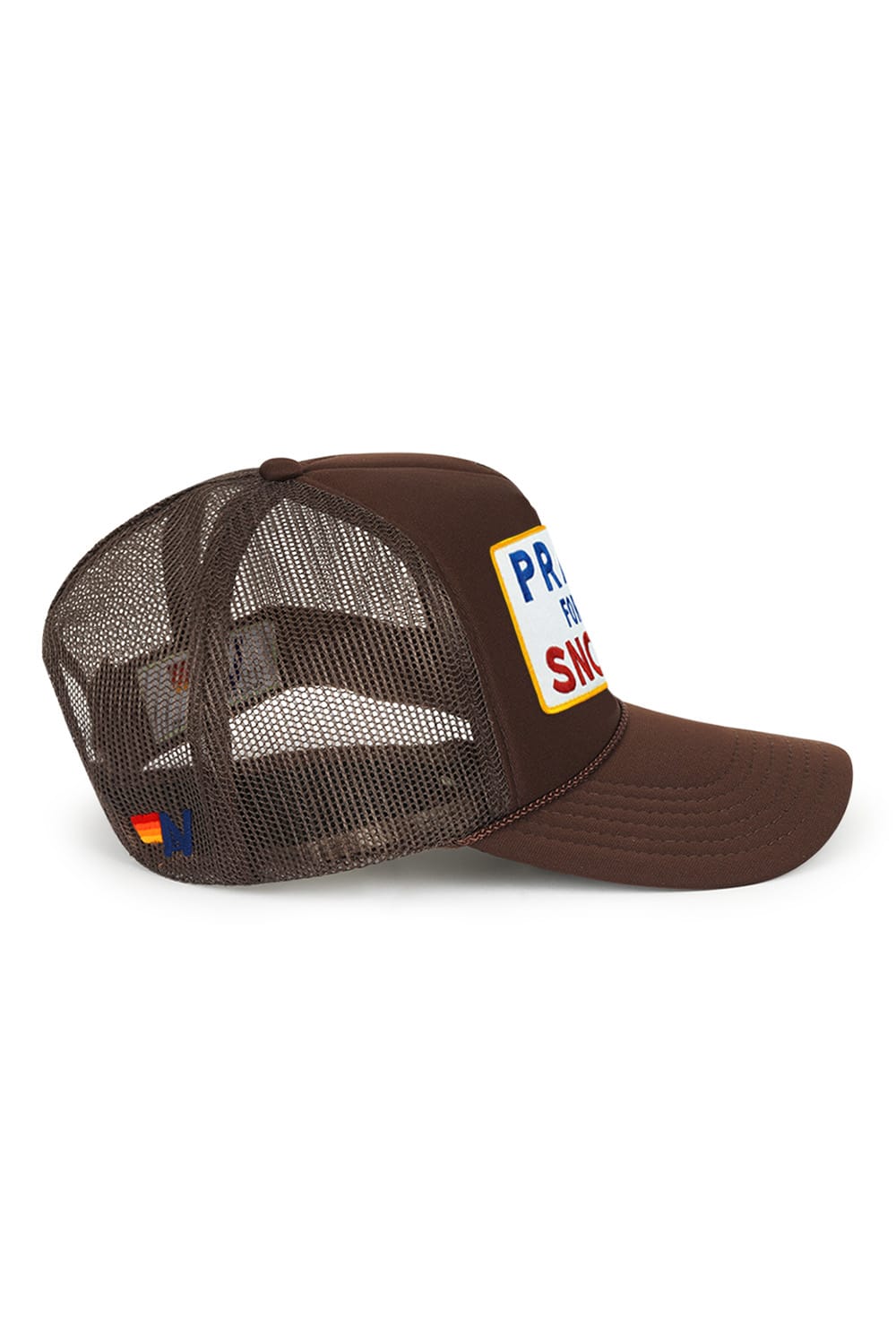 PRAY FOR SNOW VINTAGE TRUCKER HAT