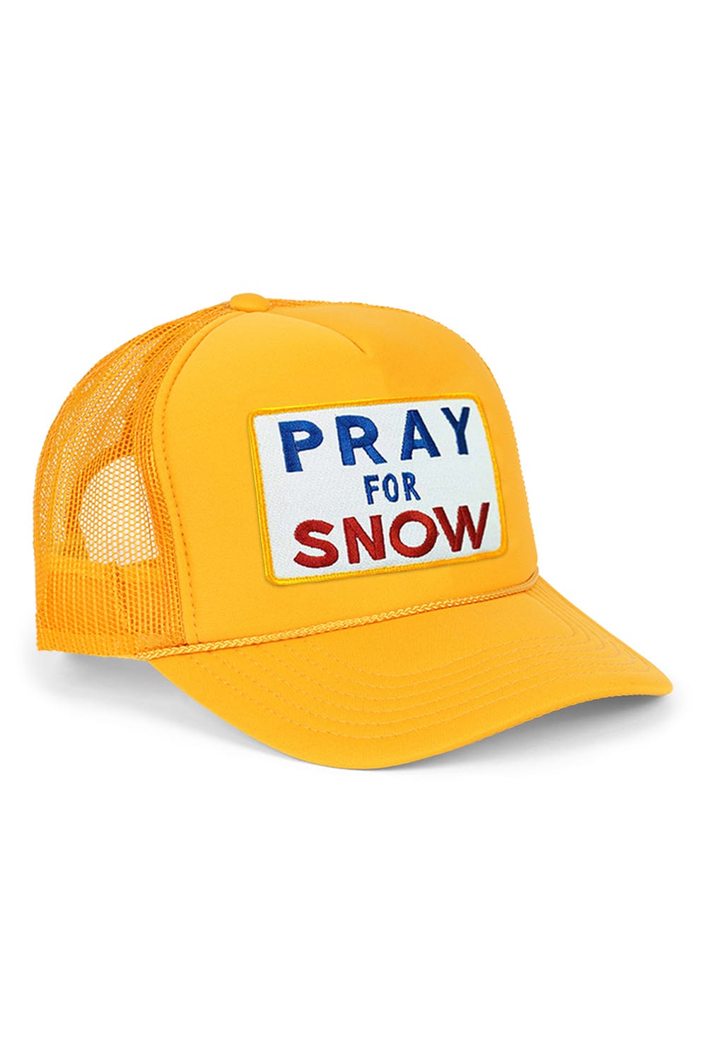 PRAY FOR SNOW VINTAGE TRUCKER HAT