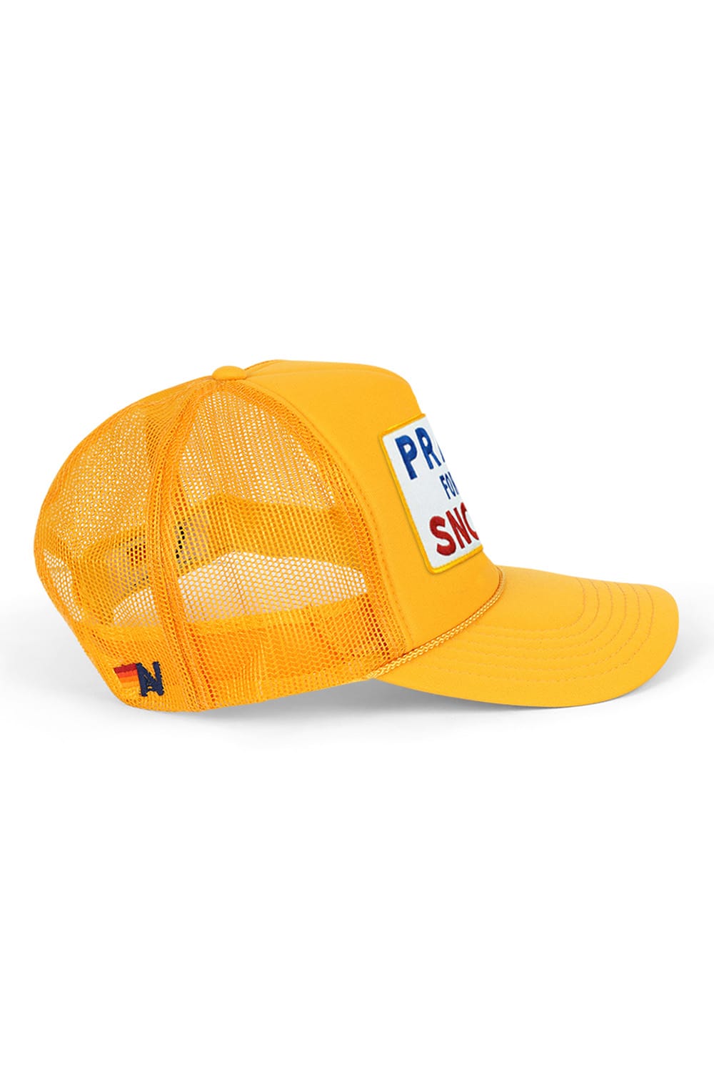 PRAY FOR SNOW VINTAGE TRUCKER HAT