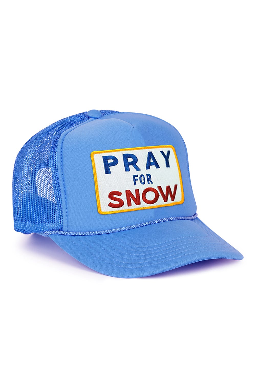 PRAY FOR SNOW VINTAGE TRUCKER HAT