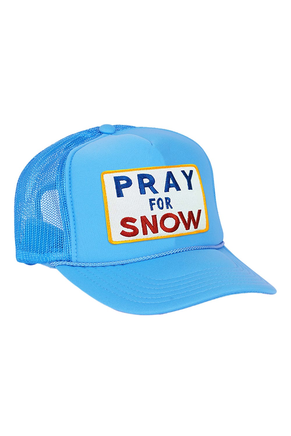 PRAY FOR SNOW VINTAGE TRUCKER HAT