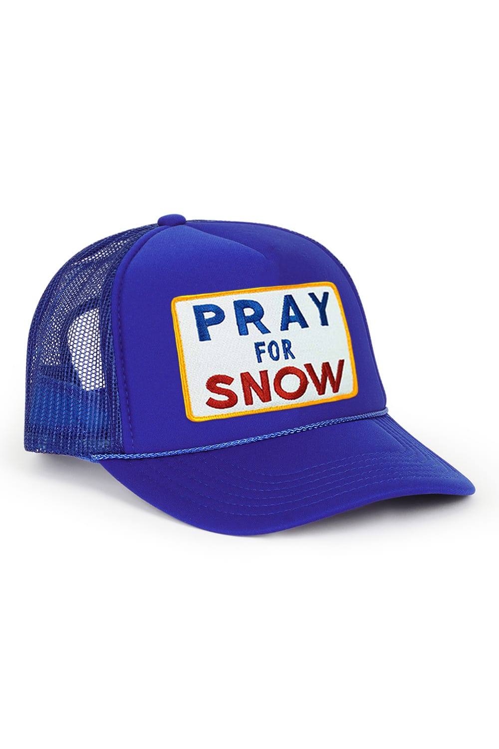 PRAY FOR SNOW VINTAGE TRUCKER HAT