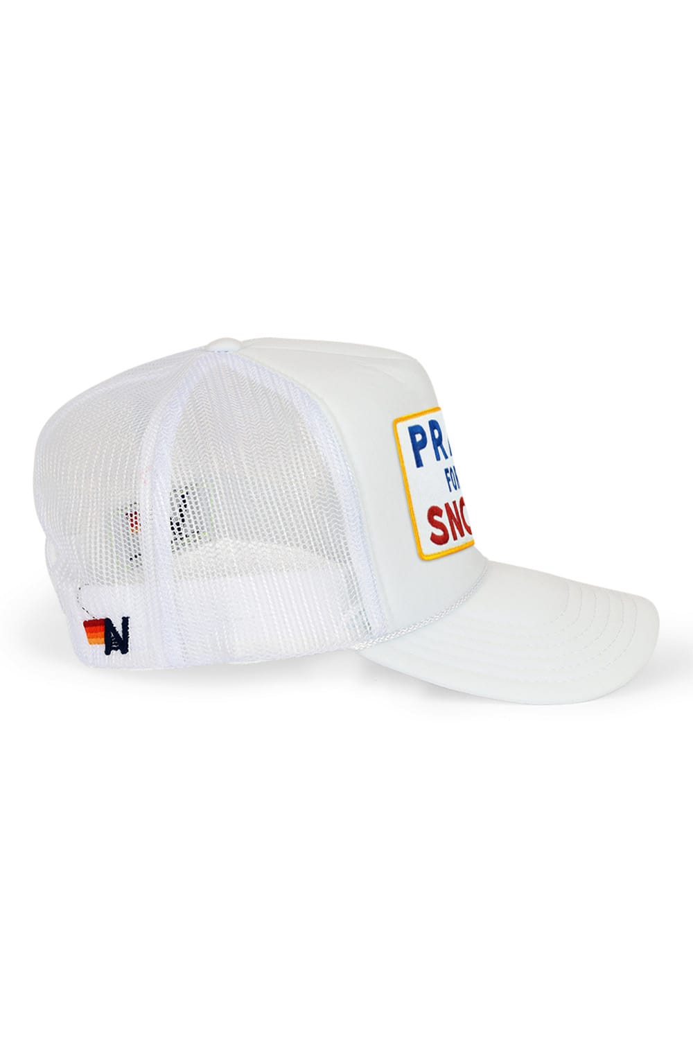 PRAY FOR SNOW VINTAGE TRUCKER HAT