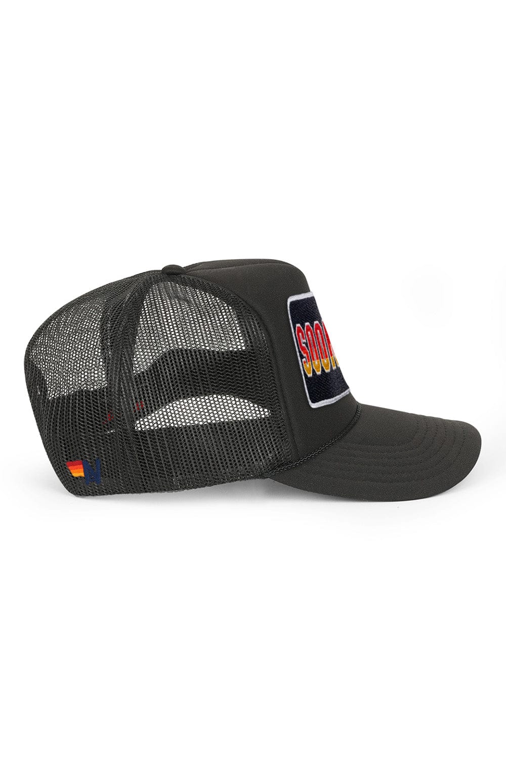 UNIVERSITY OF OKLAHOMA SOONERS VINTAGE LOW RISE TRUCKER - BLACK