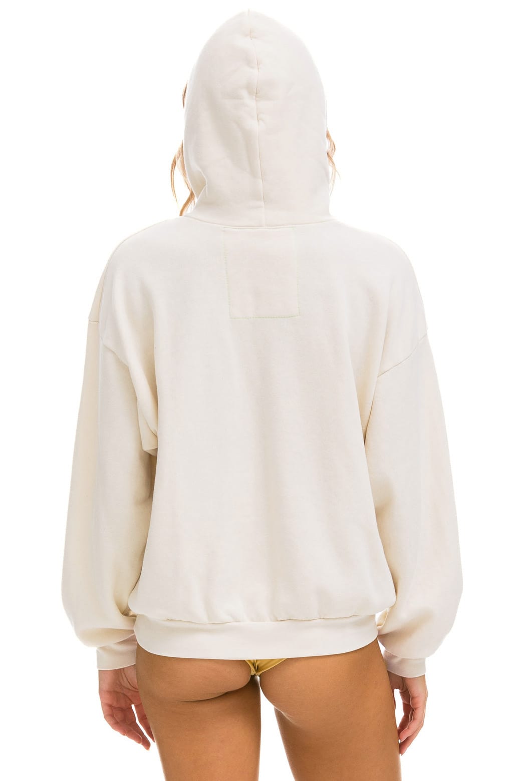 5 STRIPE AMERICA RELAXED PULLOVER HOODIE - VINTAGE WHITE USA