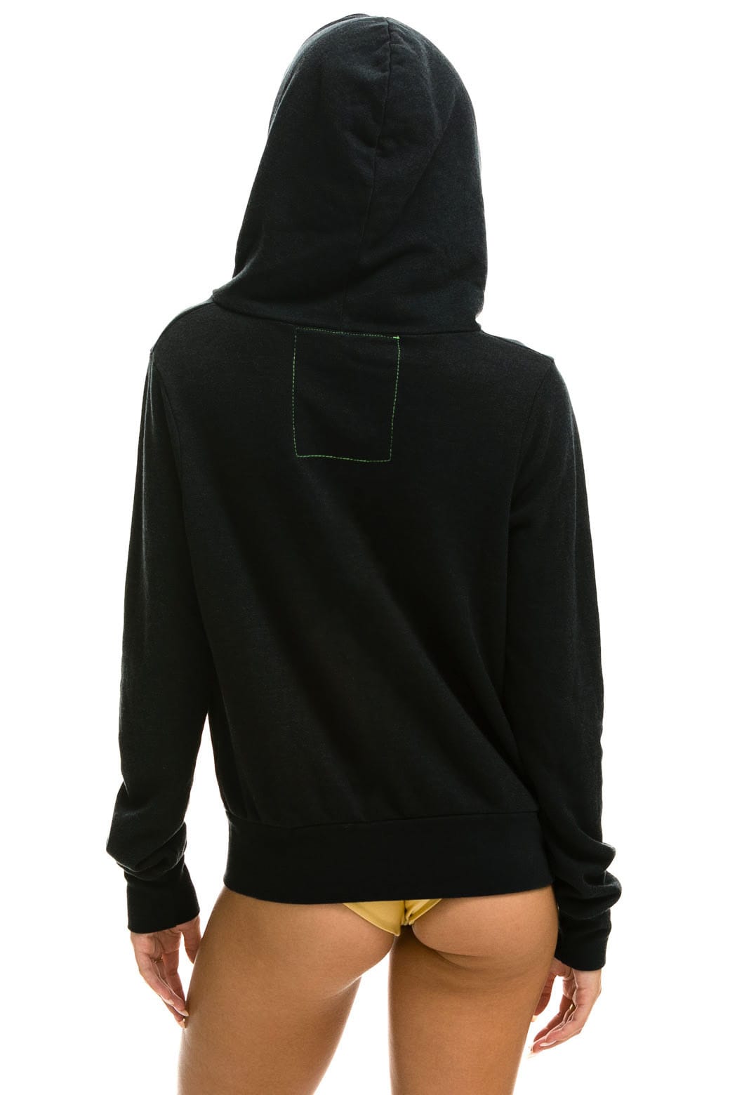 5 STRIPE HOODIE - BLACK