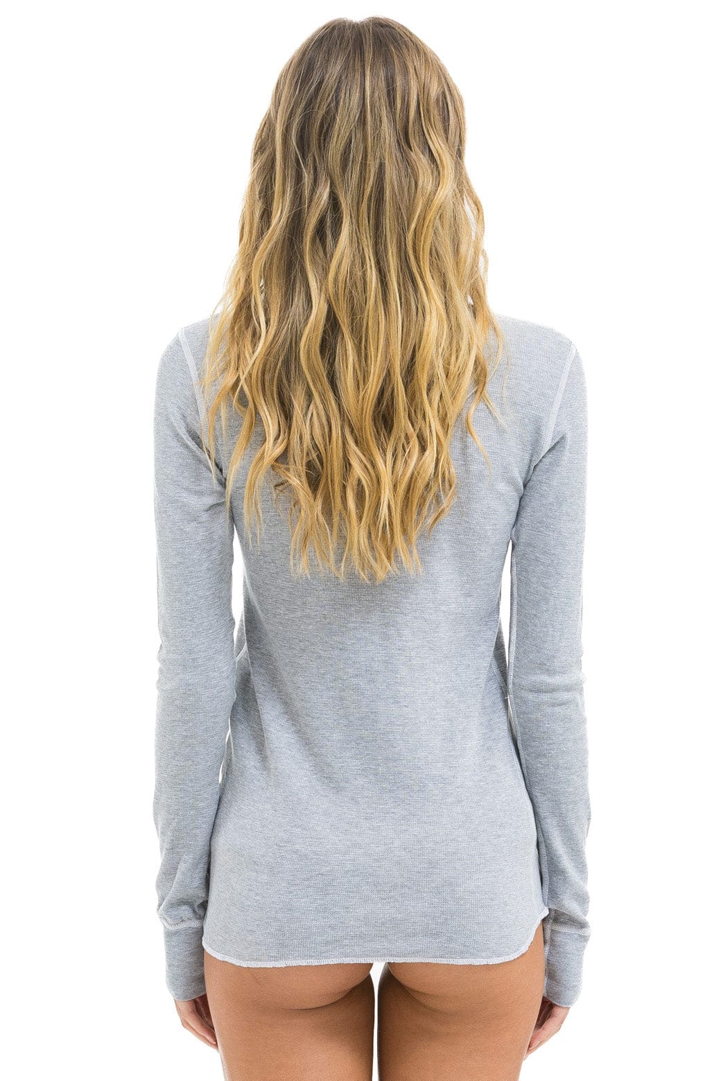 AVIATOR NATION VENICE THERMAL - HEATHER GREY
