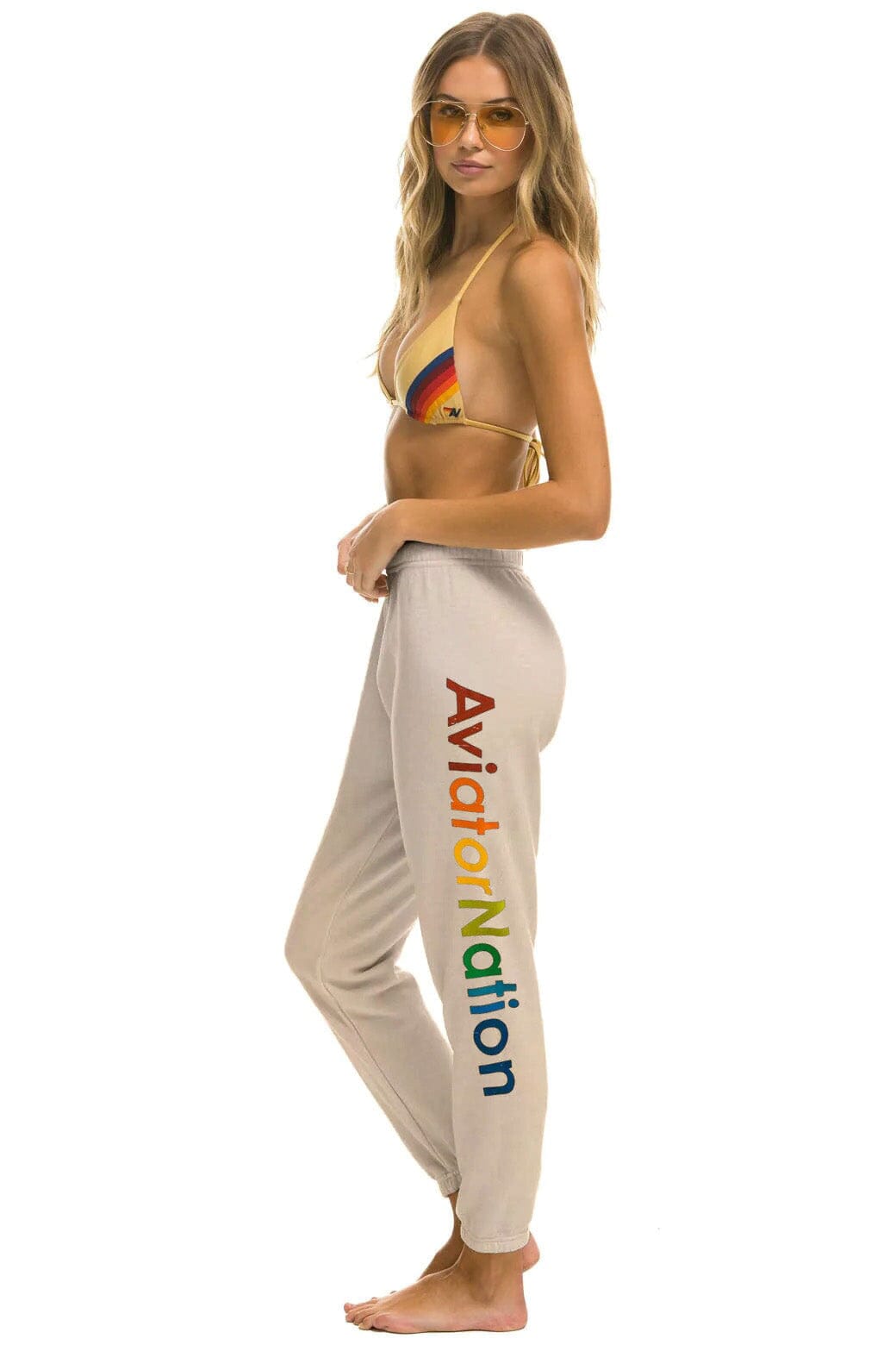 AVIATOR NATION VAIL SWEATPANTS - SAND