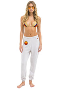SUNSET PATCH SWEATPANTS - DOVE