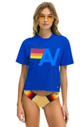LOGO BOYFRIEND TEE - ROYAL
