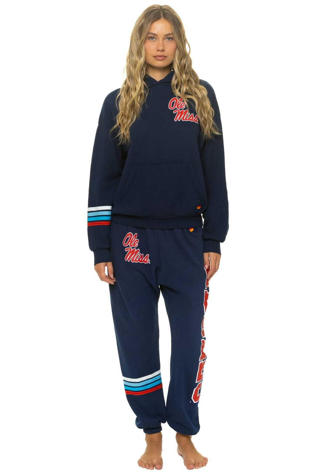 OLE MISS 2026 PULLOVER HOODIE RELAXED - NAVY