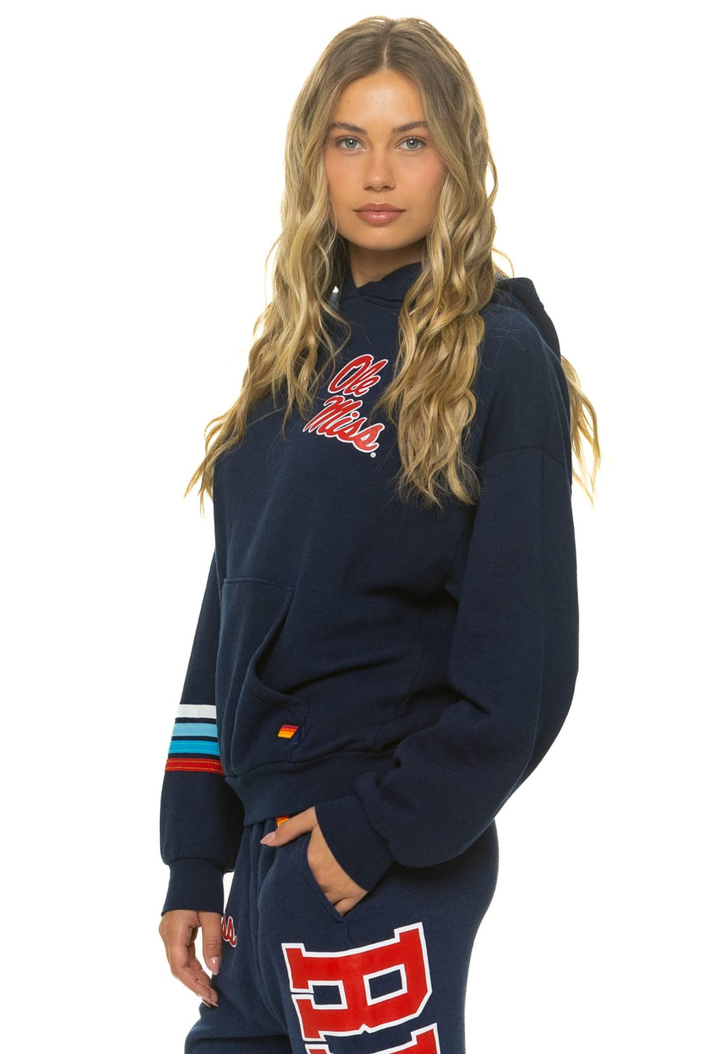 OLE MISS 2026 PULLOVER HOODIE RELAXED - NAVY