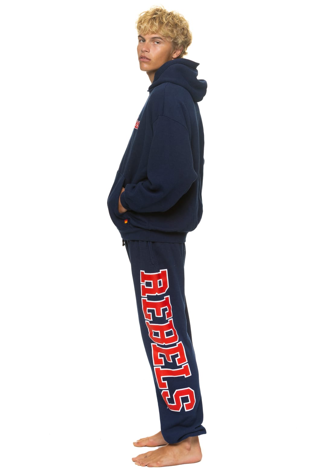 OLE MISS 2026 PULLOVER HOODIE RELAXED - NAVY