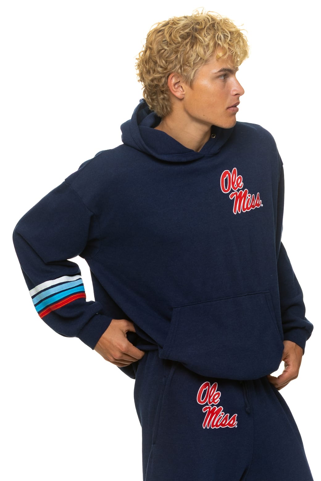 OLE MISS 2026 PULLOVER HOODIE RELAXED - NAVY