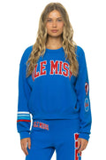 OLE MISS 2026 RELAXED CREW SWEATSHIRT - ADVENTURE BLUE