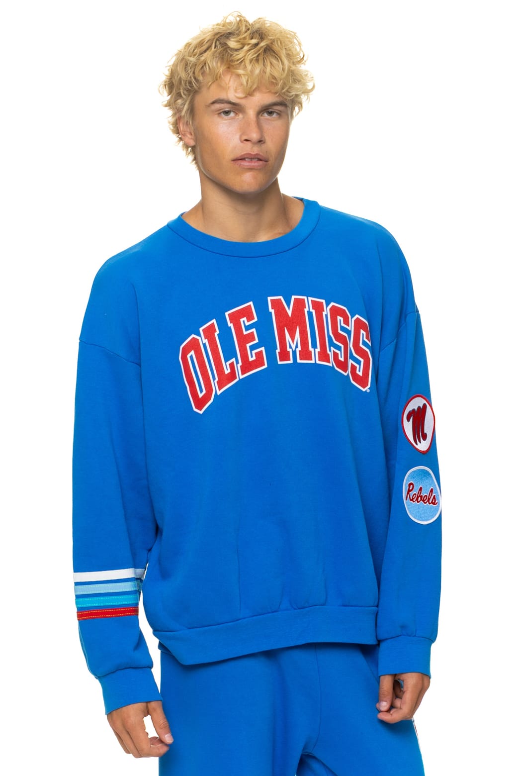 OLE MISS 2026 RELAXED CREW SWEATSHIRT - ADVENTURE BLUE