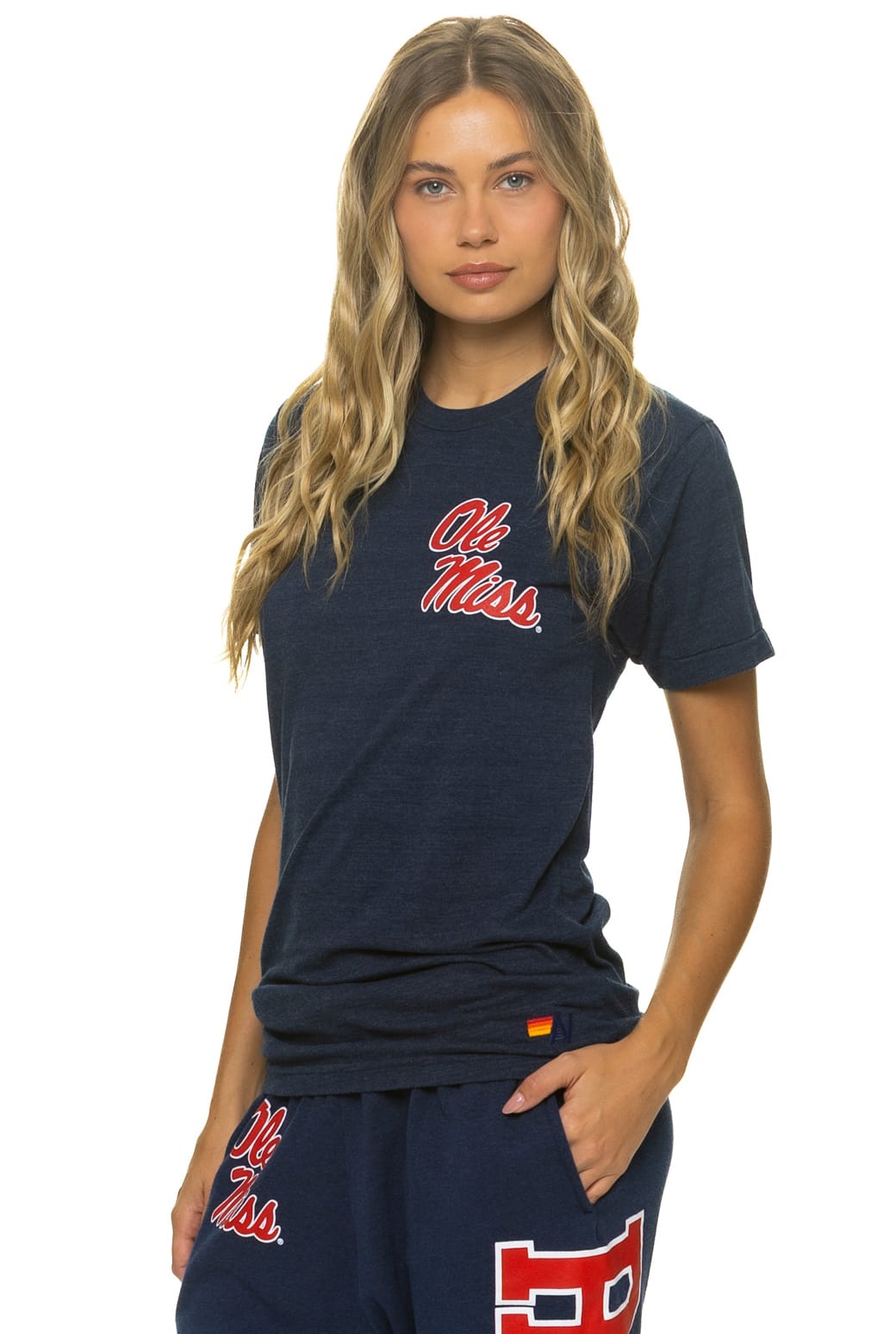 OLE MISS 2026 CREW TEE SHIRT - NAVY